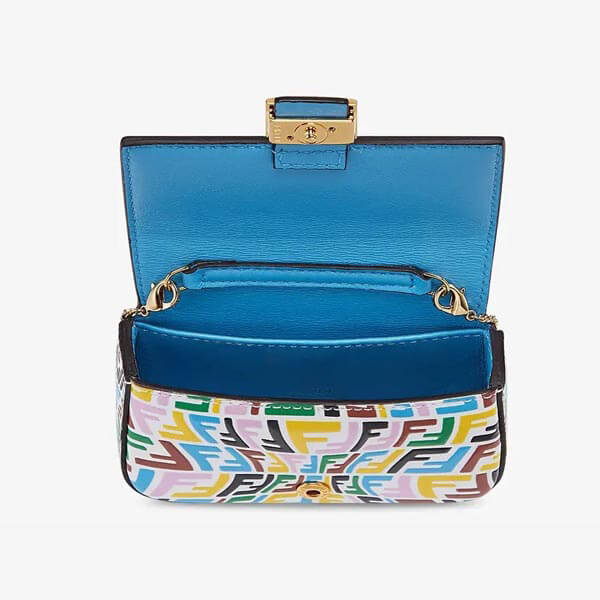 21SS◆新作【フェンディ】マルチカラーレザー ナノ バゲットコピー  チャーム 7AR844AGKSF1EXO